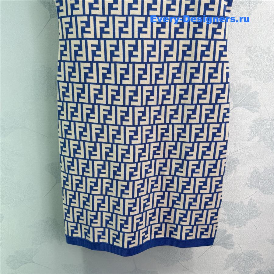 F**di ff monogram knitted dress