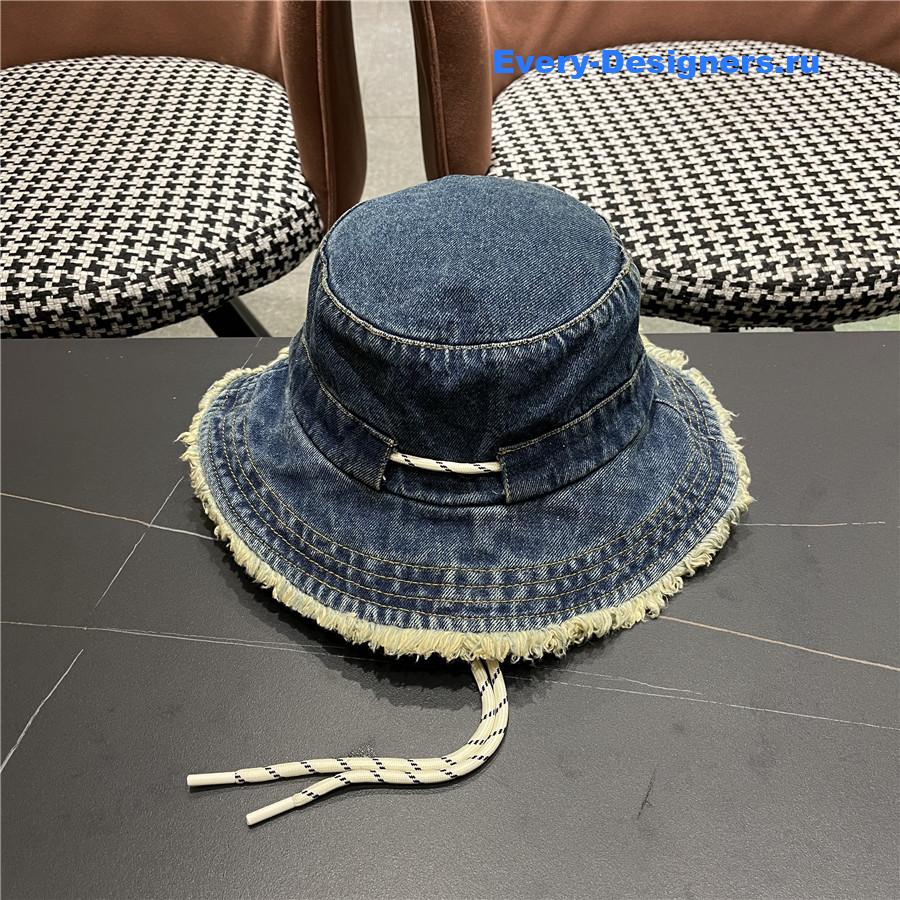 Pra*a light blue denim bucket hat