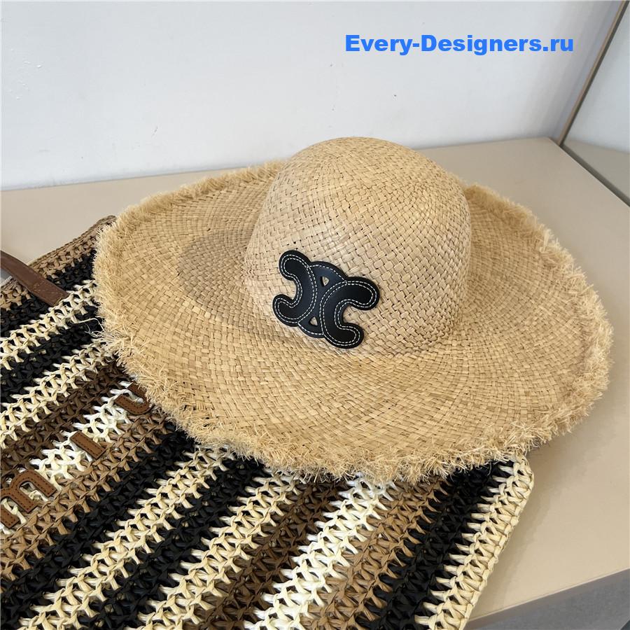 Ce1i*e triomphe raffia hat