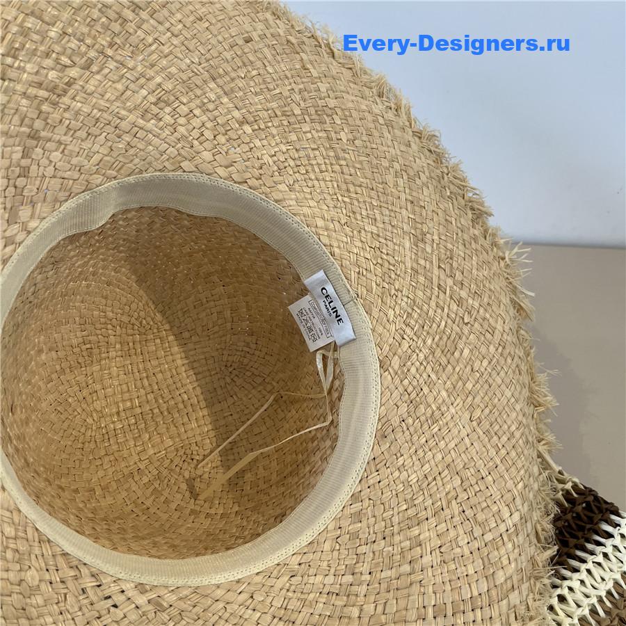 Ce1i*e triomphe raffia hat