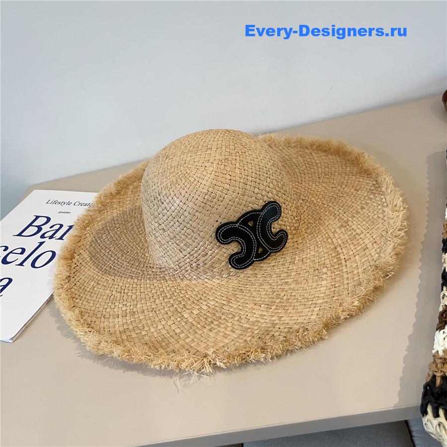 Ce1i*e triomphe raffia hat