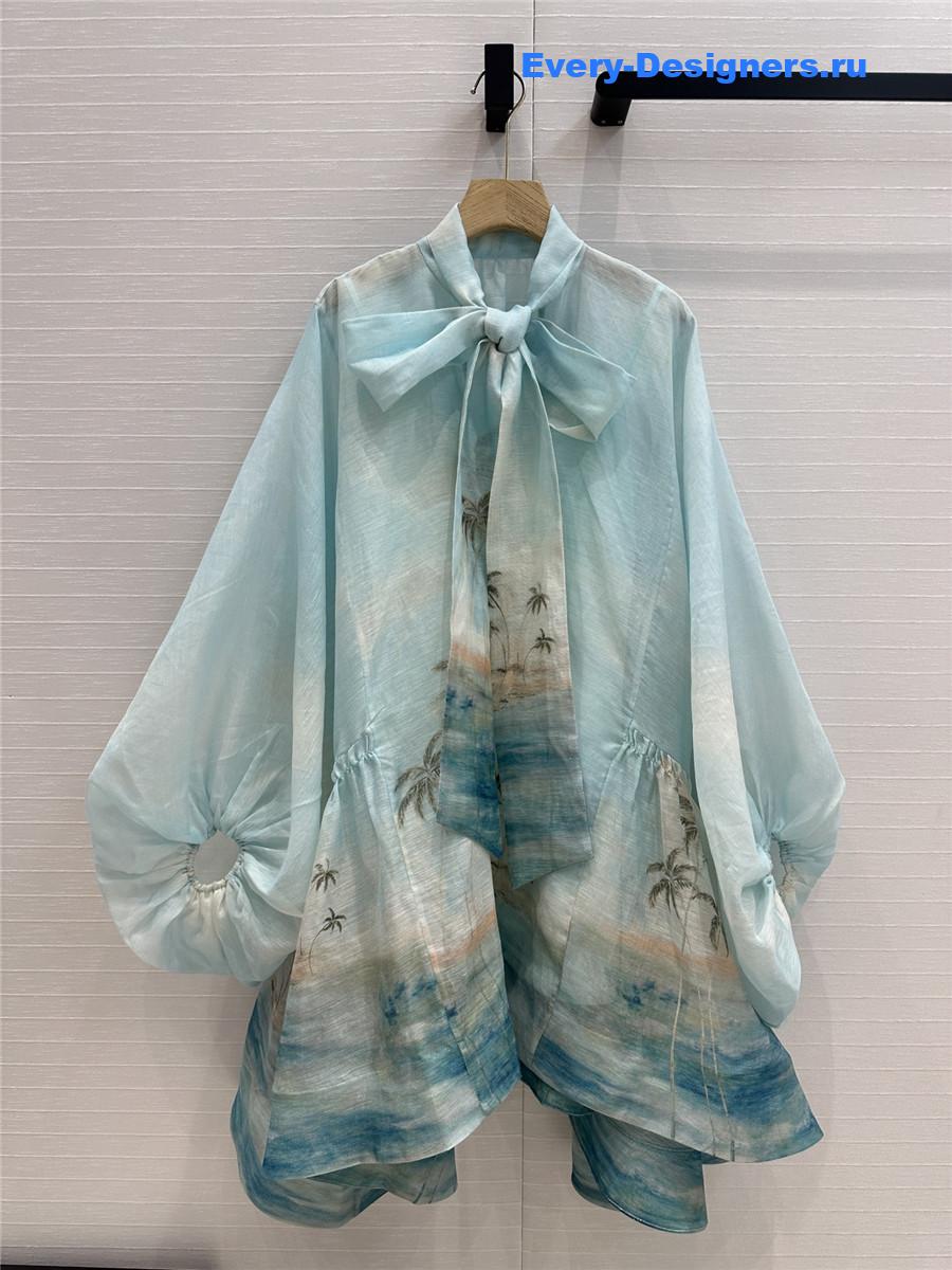 Zimm Illuminate Billow Mini Dress