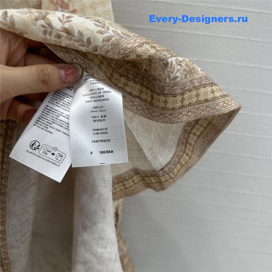 Zimm Coral Floral Mini Dress