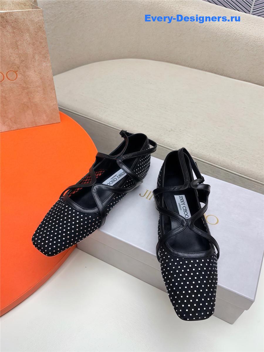 J1m*y Ch00 astoria ballet flats black