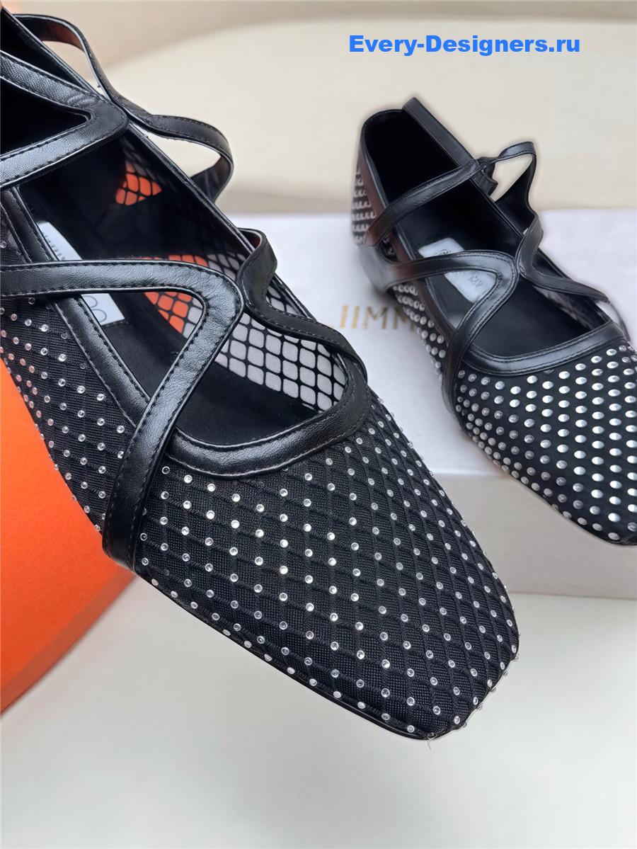 J1m*y Ch00 astoria ballet flats black