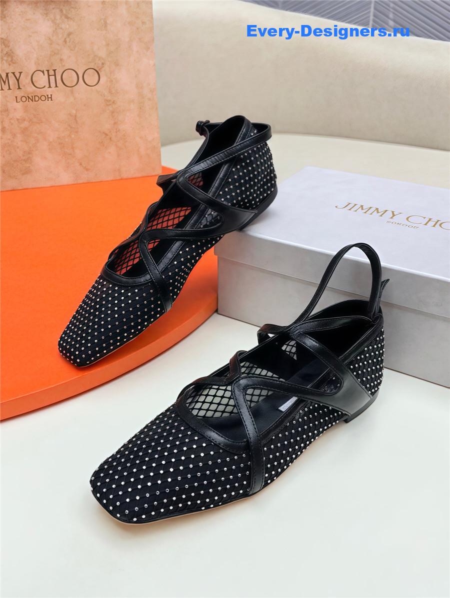 J1m*y Ch00 astoria ballet flats black