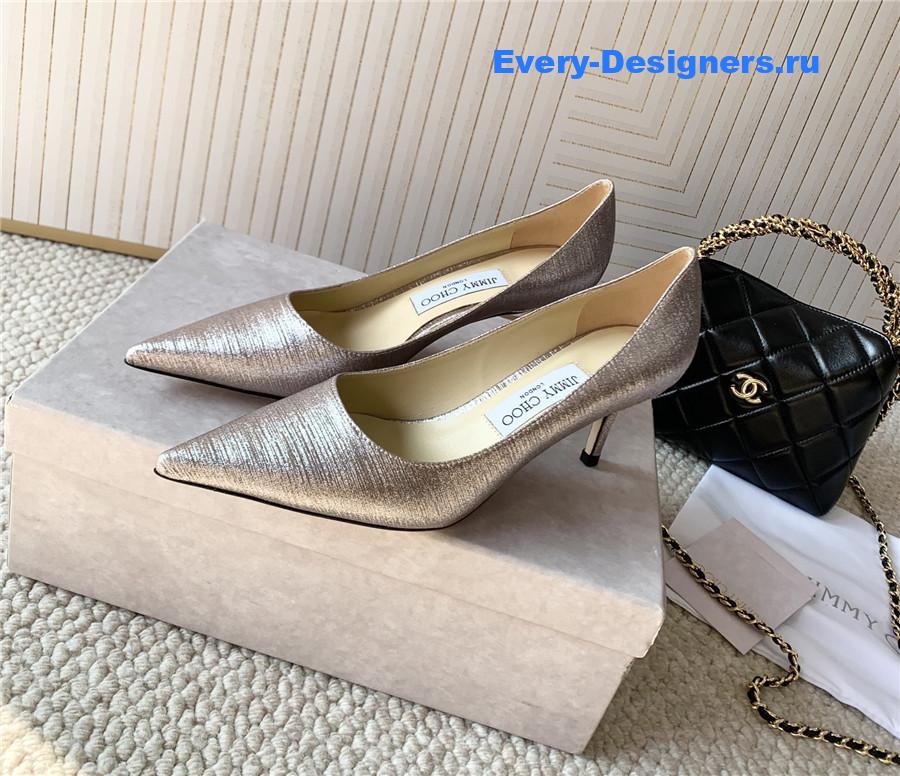 J1m*y Ch00 love 85 glitter pumps gold