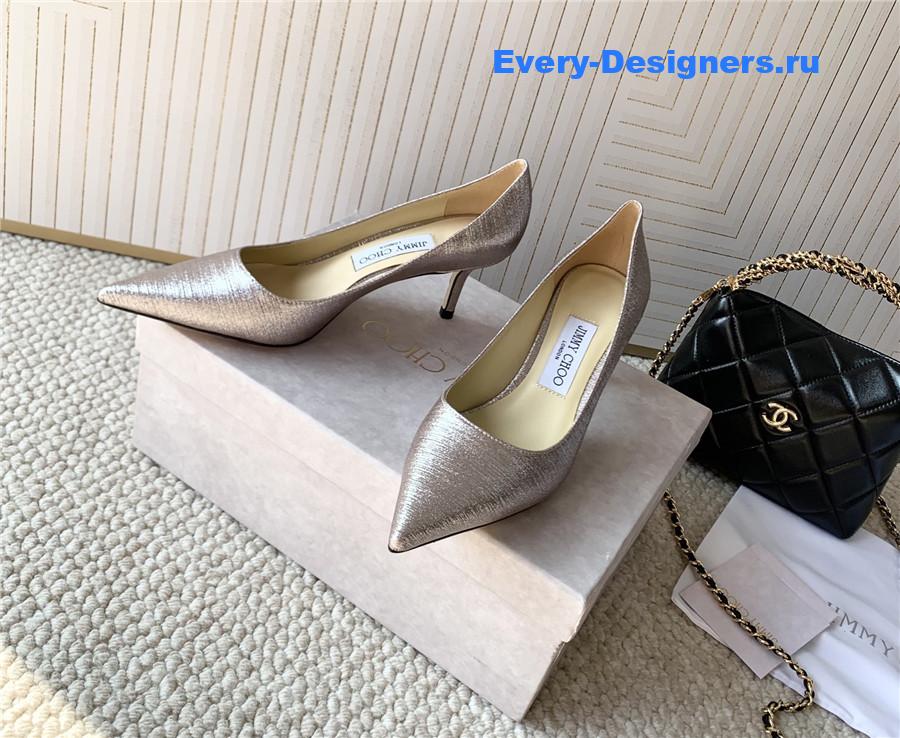 J1m*y Ch00 love 85 glitter pumps gold
