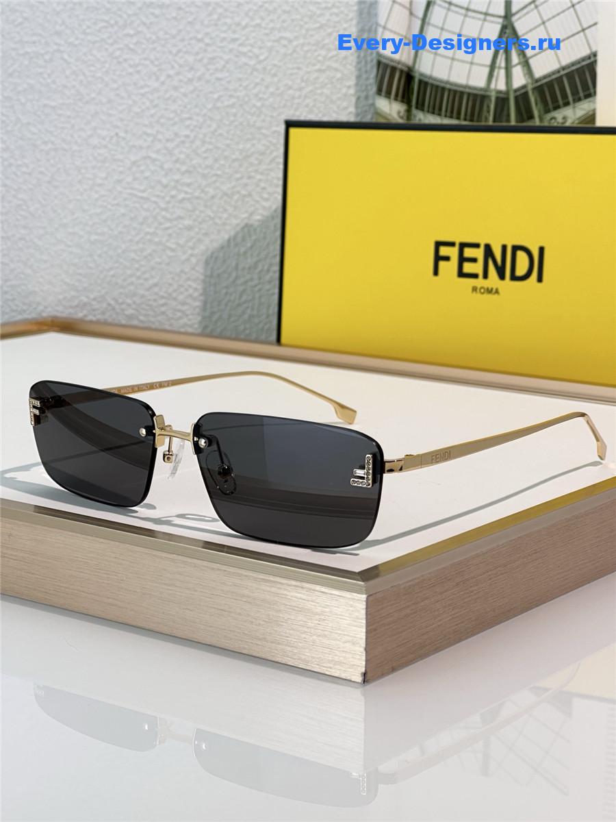 F**di first crystal brown sunglasses