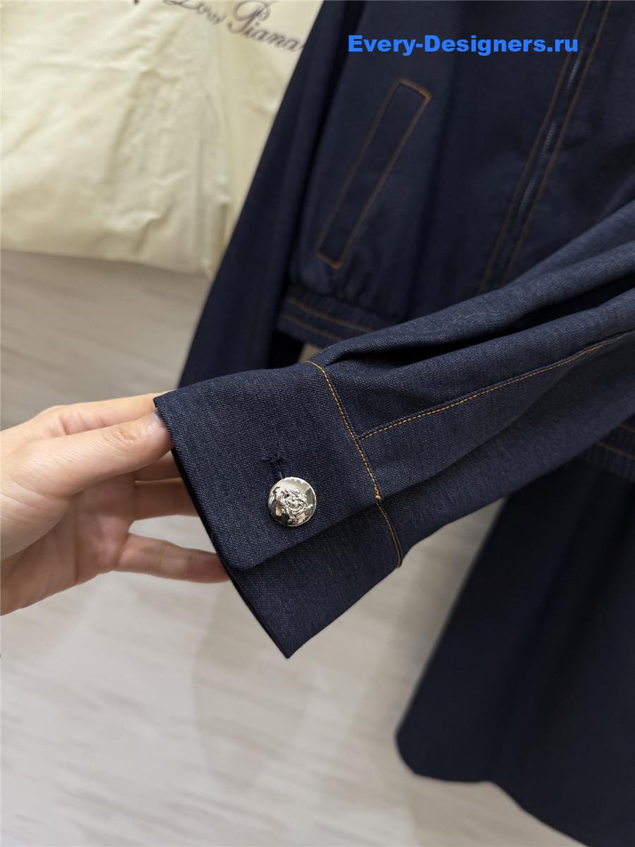 L0r0 P1ana tencel denim suit