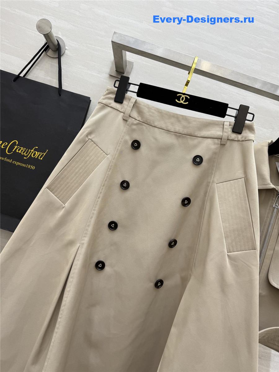 b0tt*ga Ven*ta grey trench coat suit