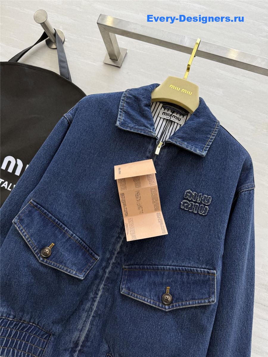 Miu Miu Blue Denim Jacket