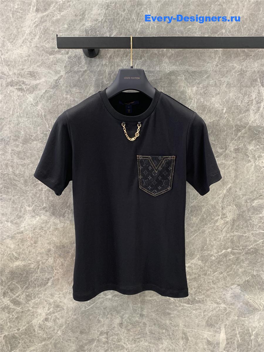 l0vis Vvtt0n monogram pocket t-shirt