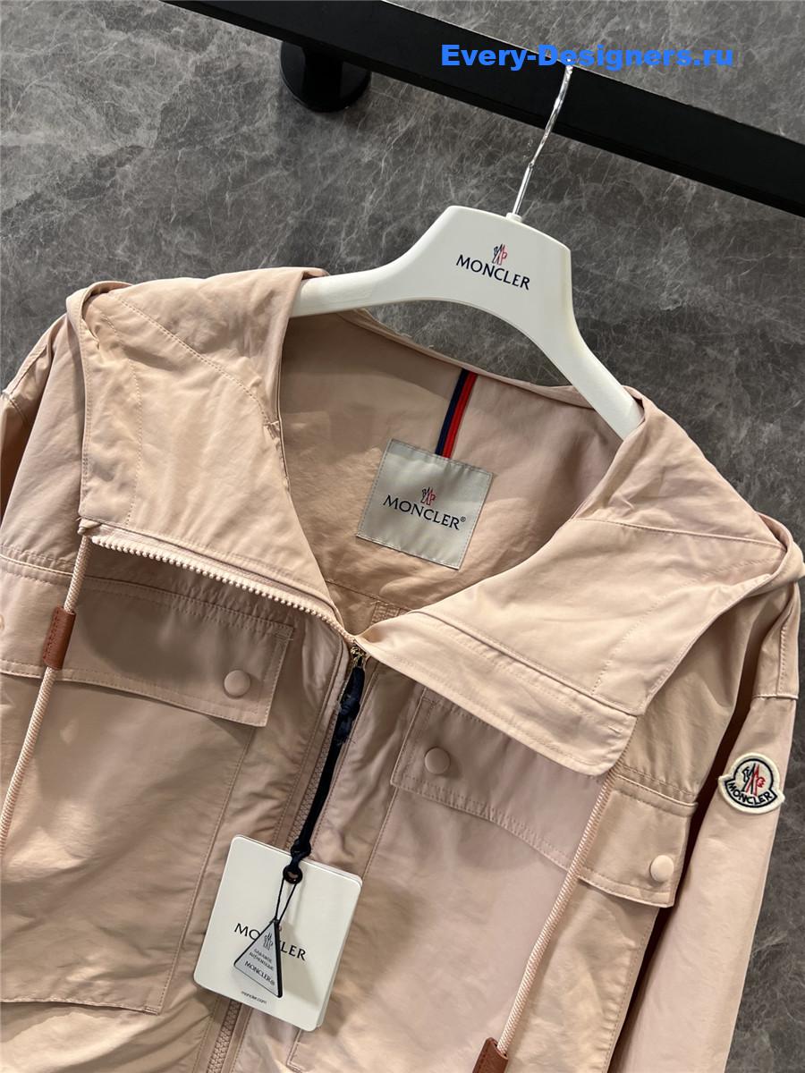 Moncler Leda Short Parka Jacket Pink
