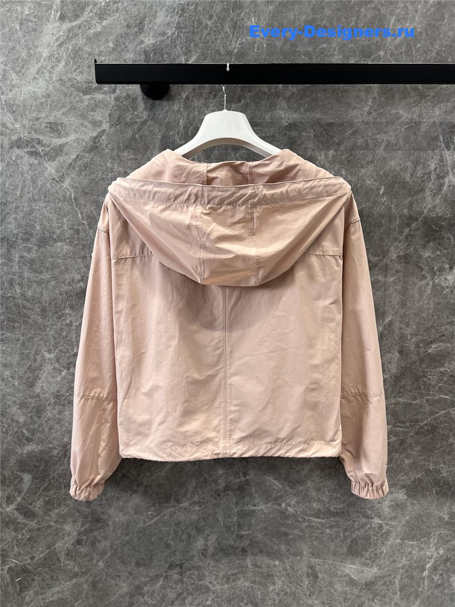 Moncler Leda Short Parka Jacket Pink