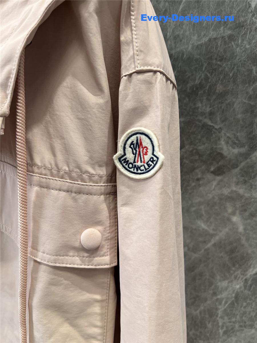 Moncler Leda Short Parka Jacket Pink