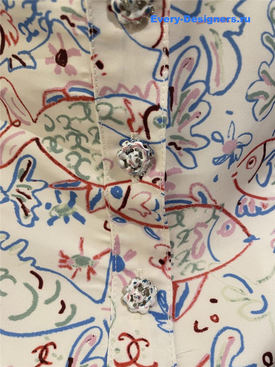 Ch**el graffiti camisole top