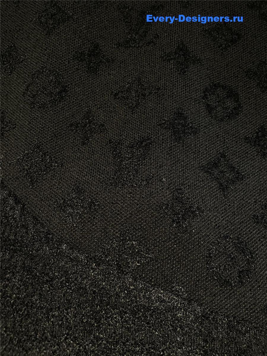 l0vis Vvtt0n black knit tee lv print short sleeve