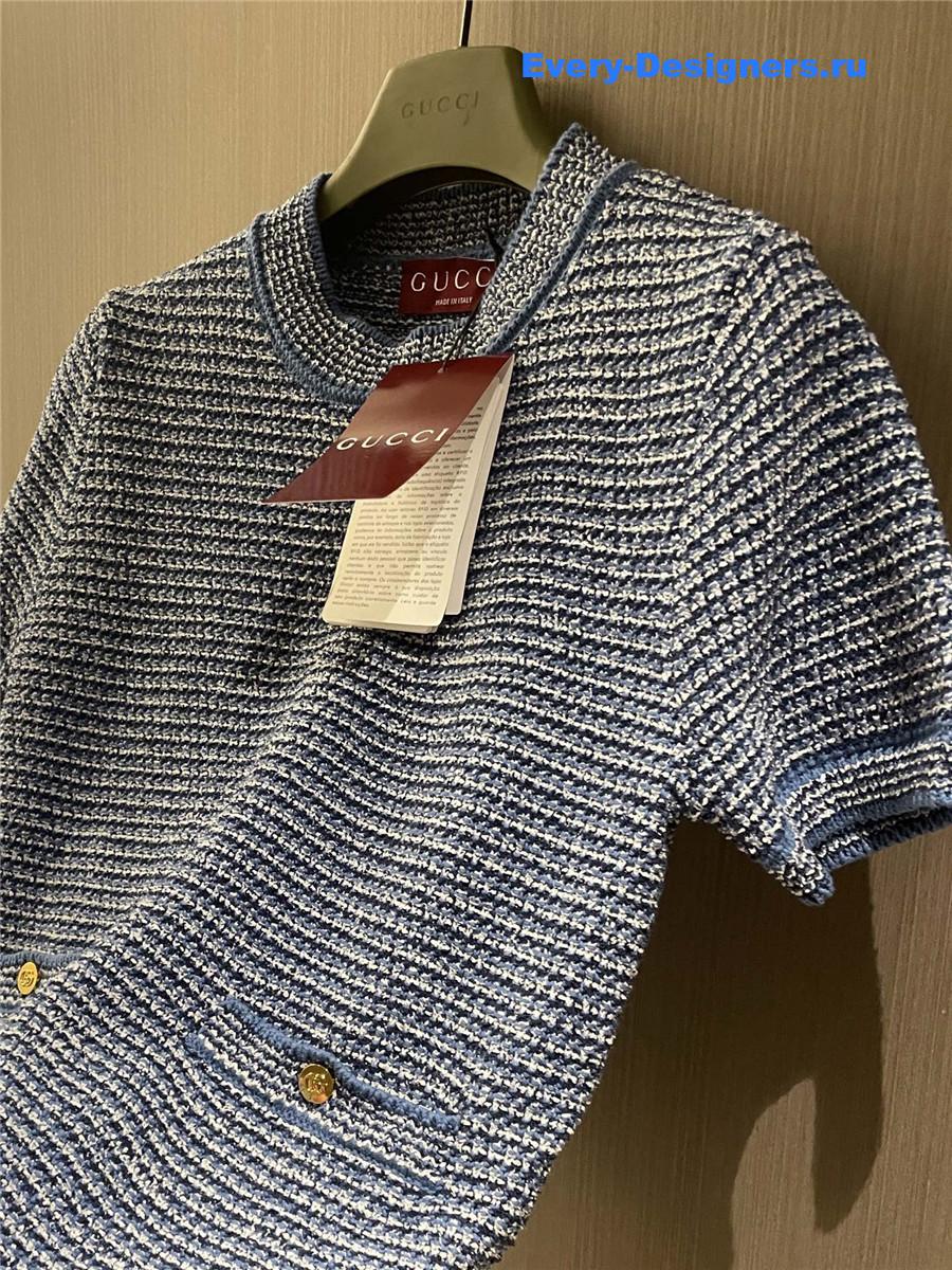 Gvc*1 cotton-blend crew neck sweater