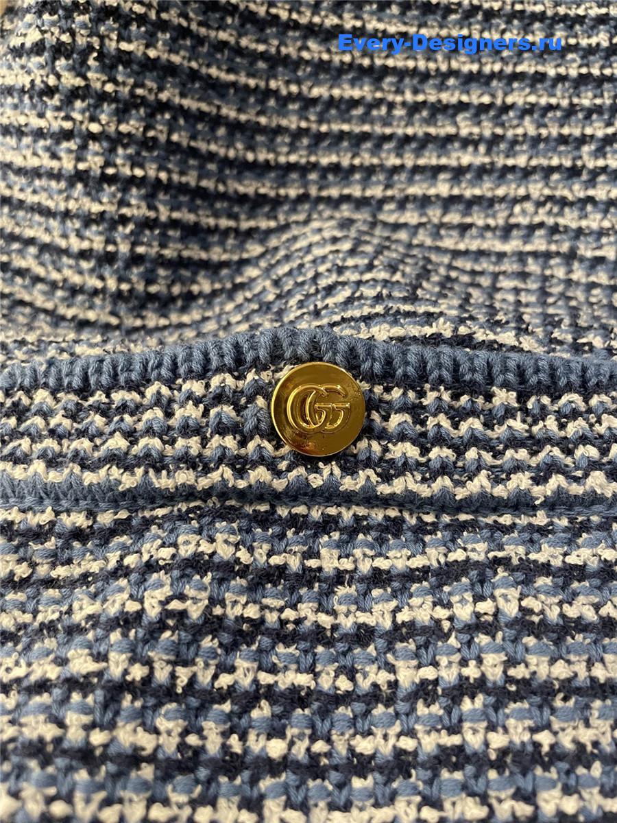 Gvc*1 cotton-blend crew neck sweater