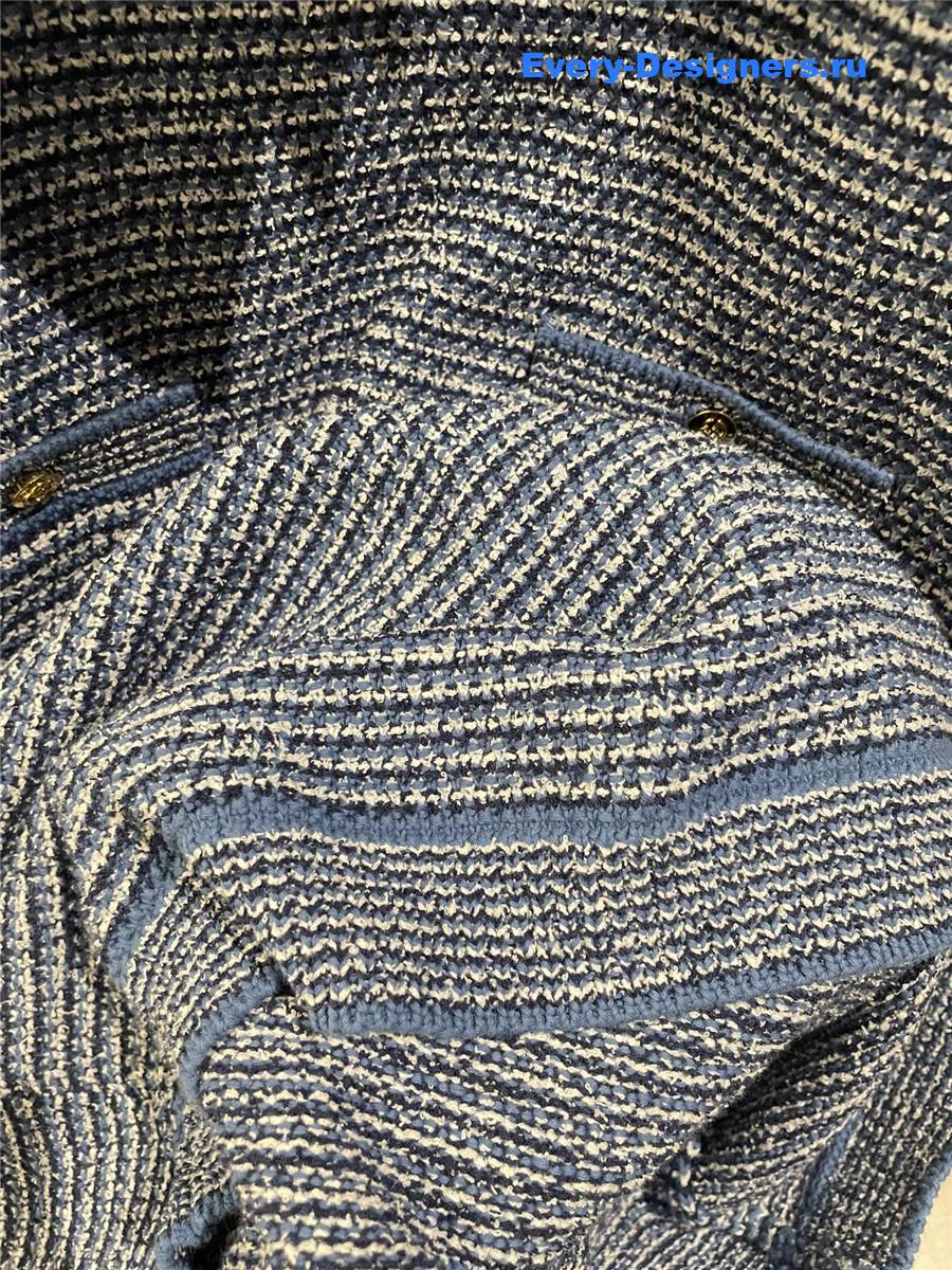 Gvc*1 blue white twist suspender dress