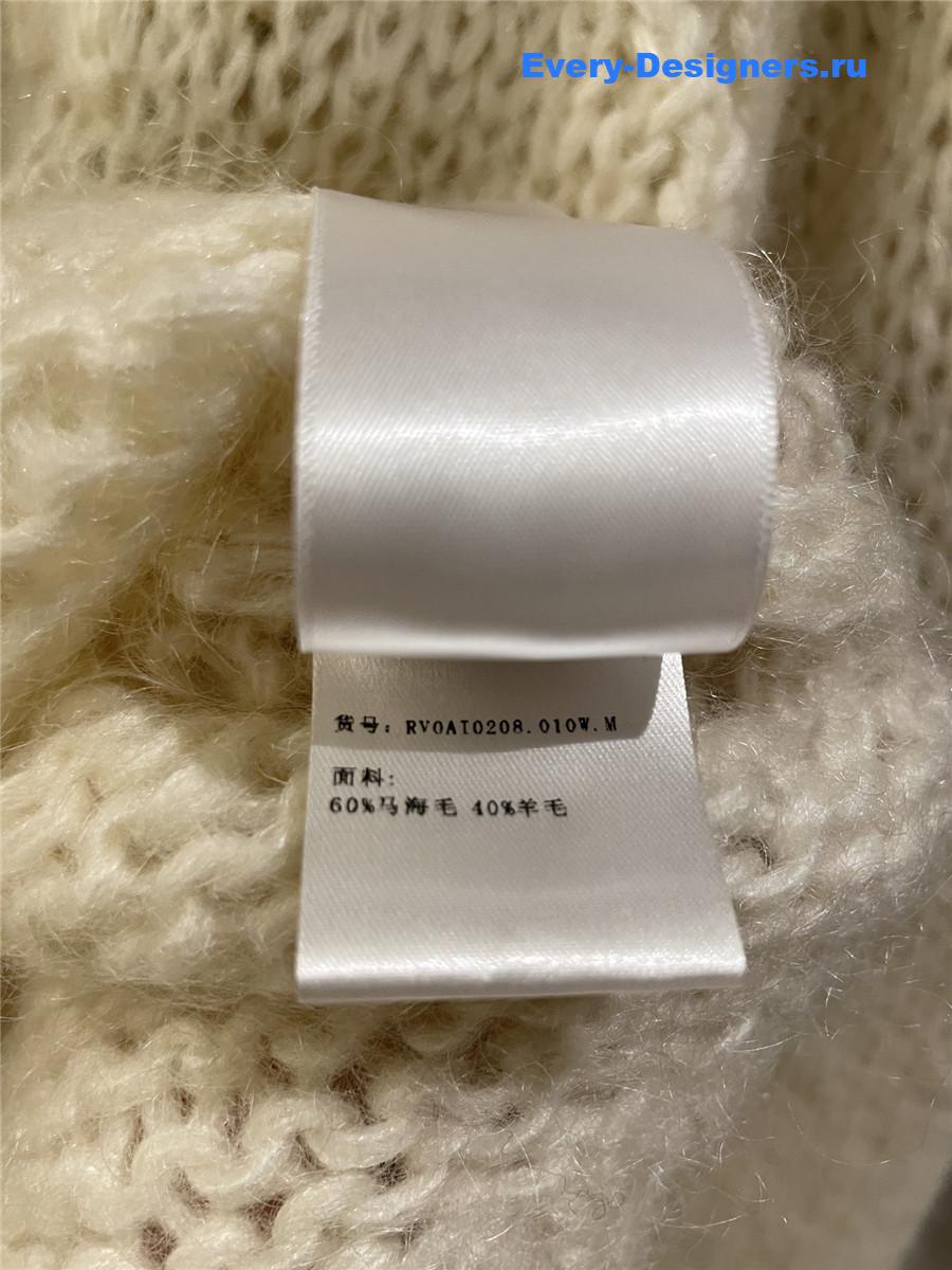 Ce1i*e mohair hollow cardigan