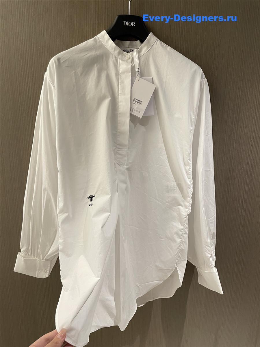 D10r white cotton blouse