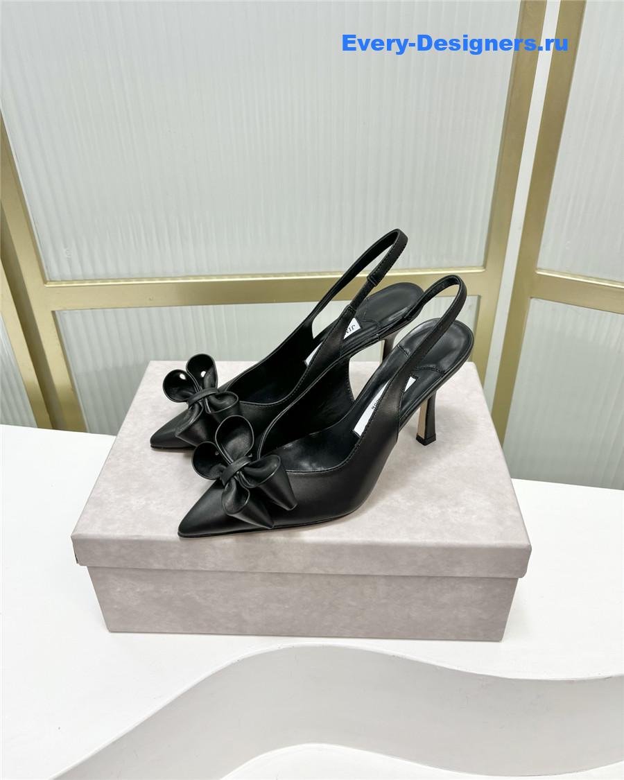 J1m*y Ch00 staz bow-embellished pumps black