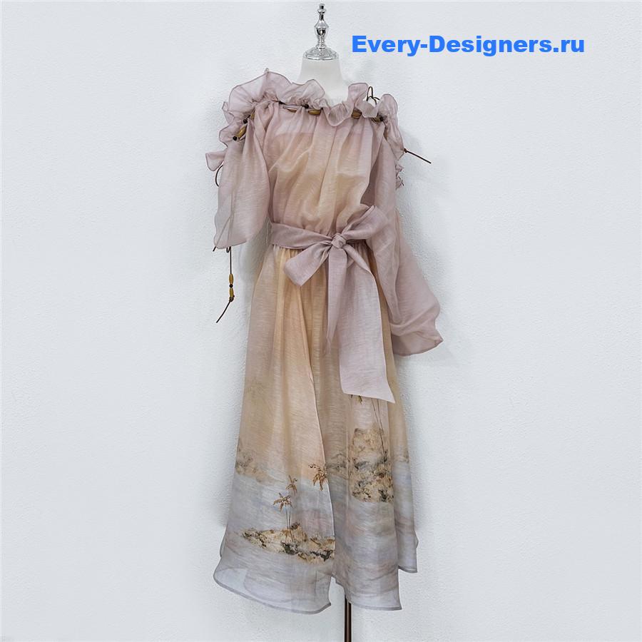 Zimm Dawning Ruffle Maxi Dress