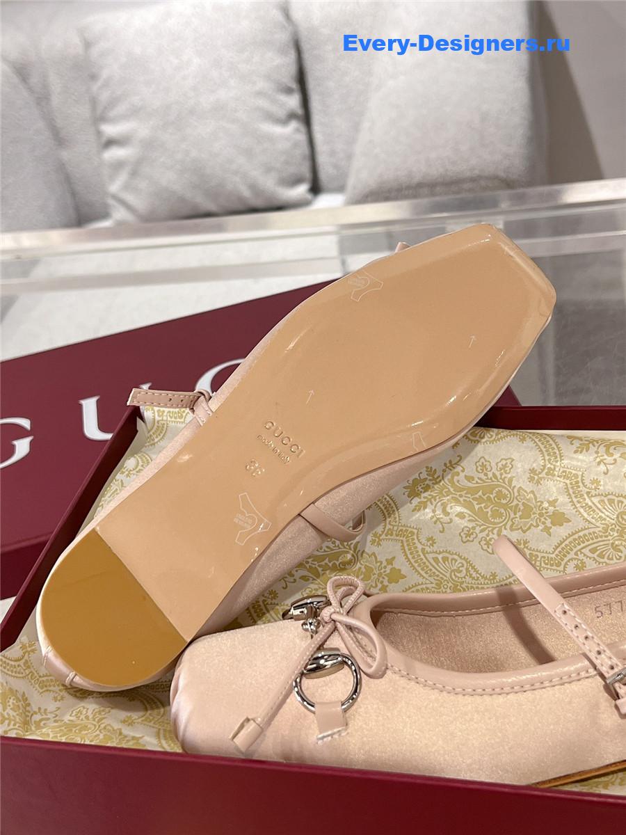 Gvc*1 horsebit ballet flat pink