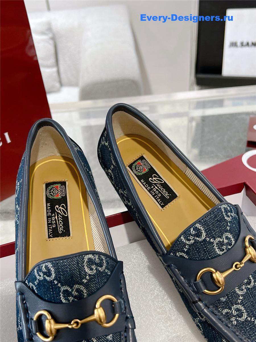 Gvc*1 denim 1953 horsebit loafers