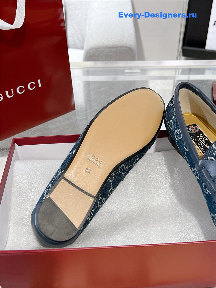 Gvc*1 denim 1953 horsebit loafers