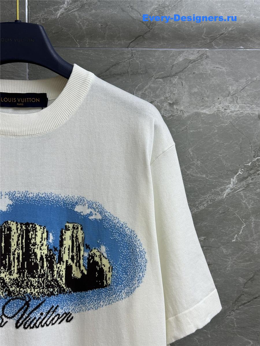 l0vis Vvtt0n graphic short-sleeved cotton crewneck