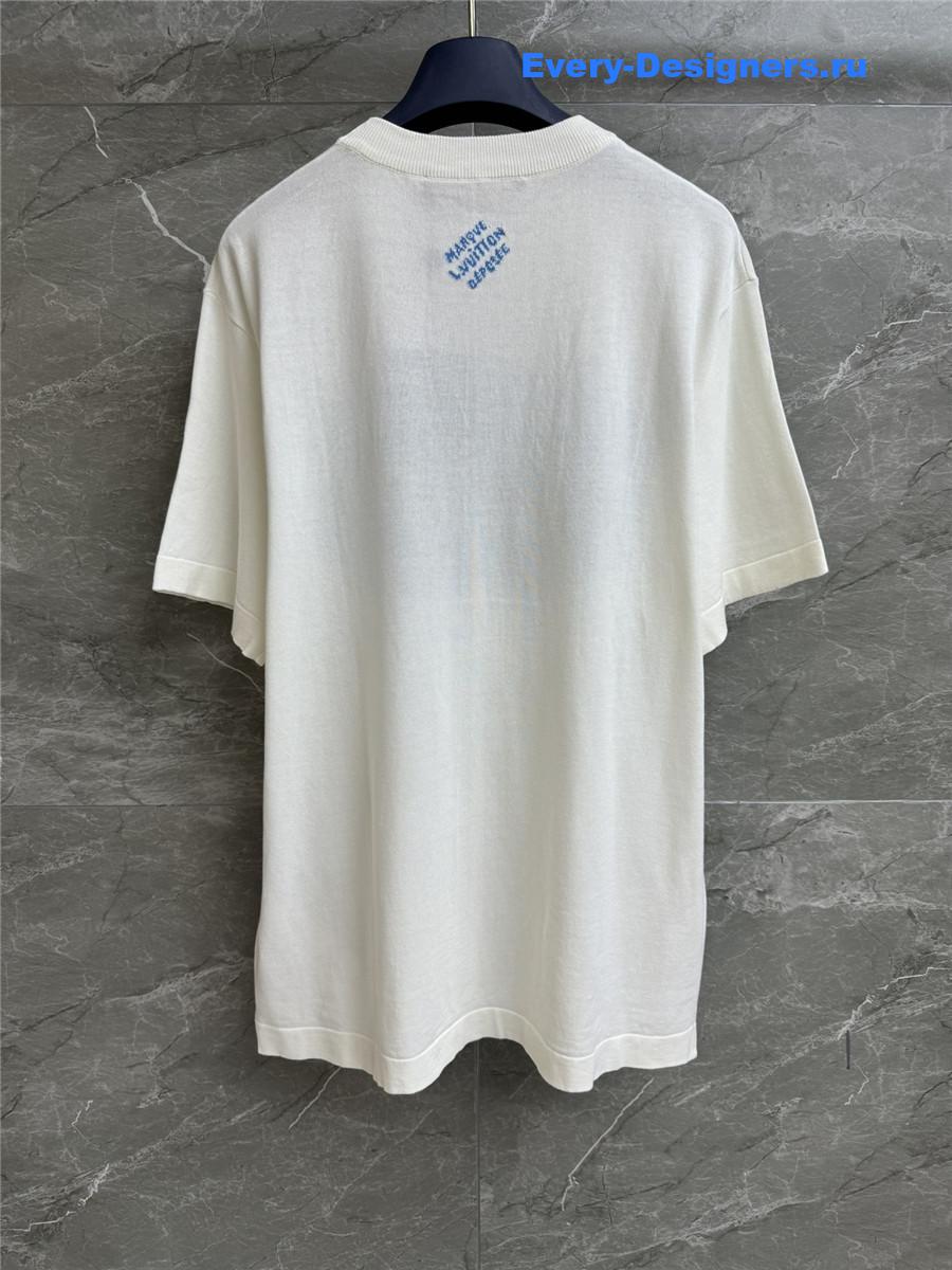 l0vis Vvtt0n graphic short-sleeved cotton crewneck