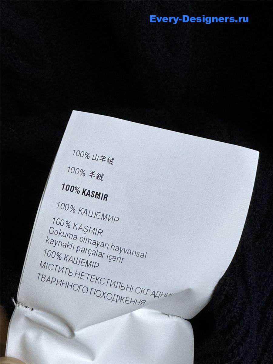 Miu Miu Navy Knit Polo Shirt