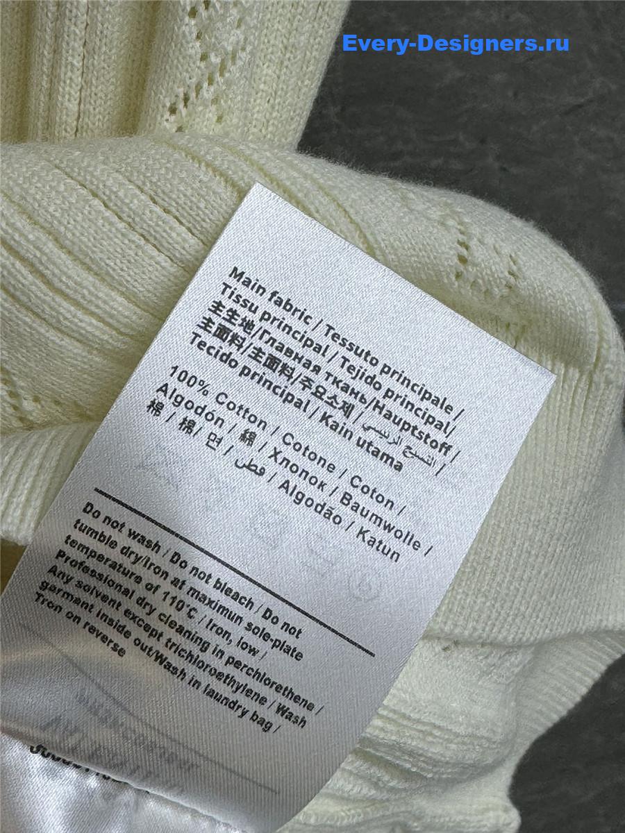 Va1e*ntin0 garavani white cotton polo shirt