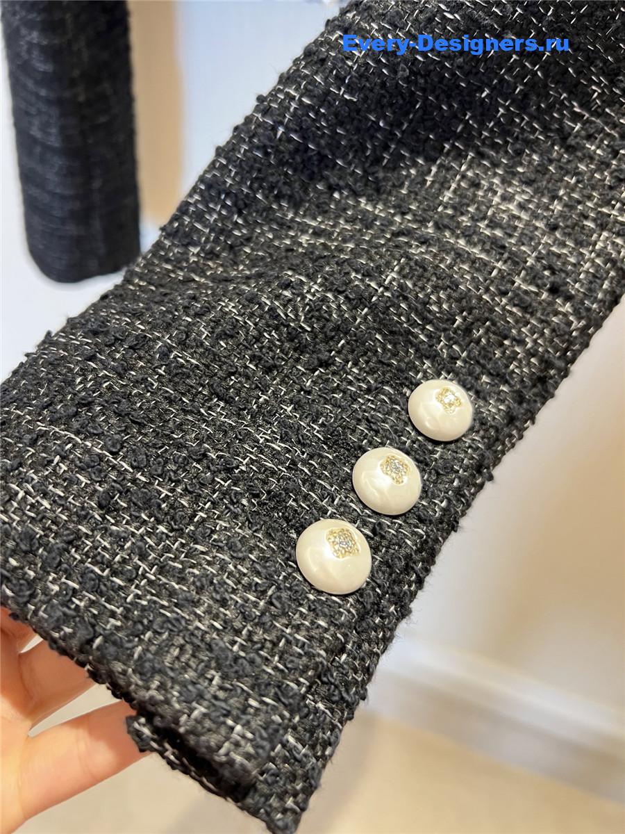 Ch**el black pearl jacket