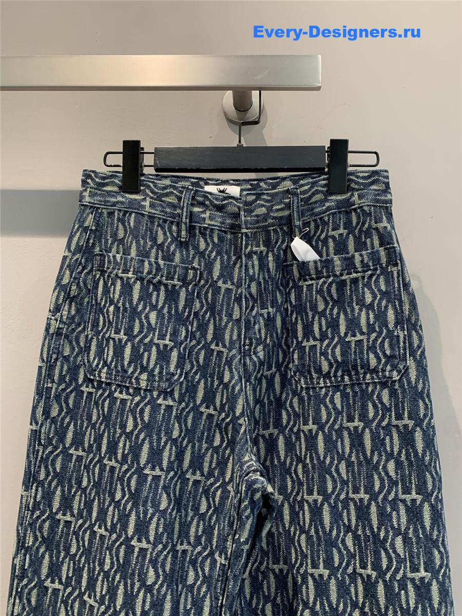 D10r emporio armani logo-jacquard jeans