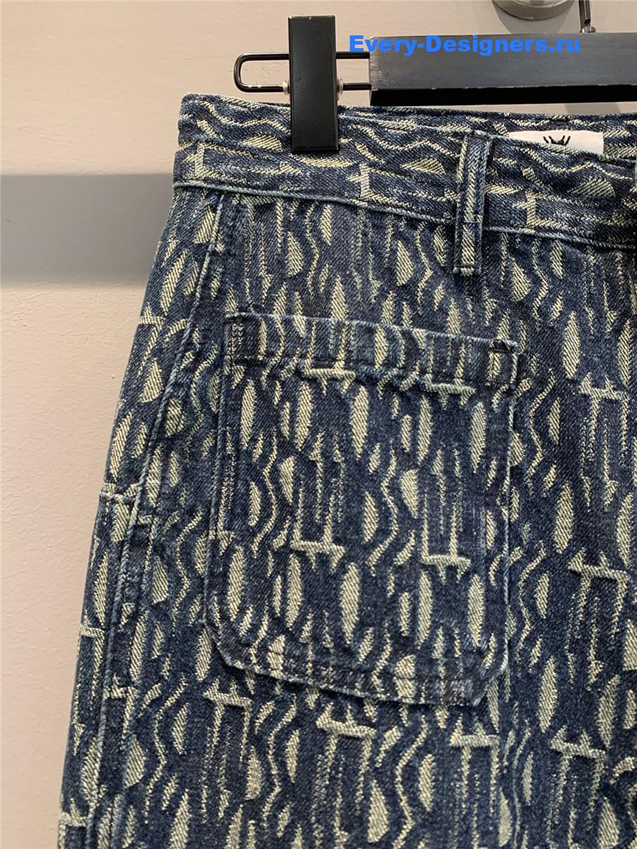 D10r emporio armani logo-jacquard jeans