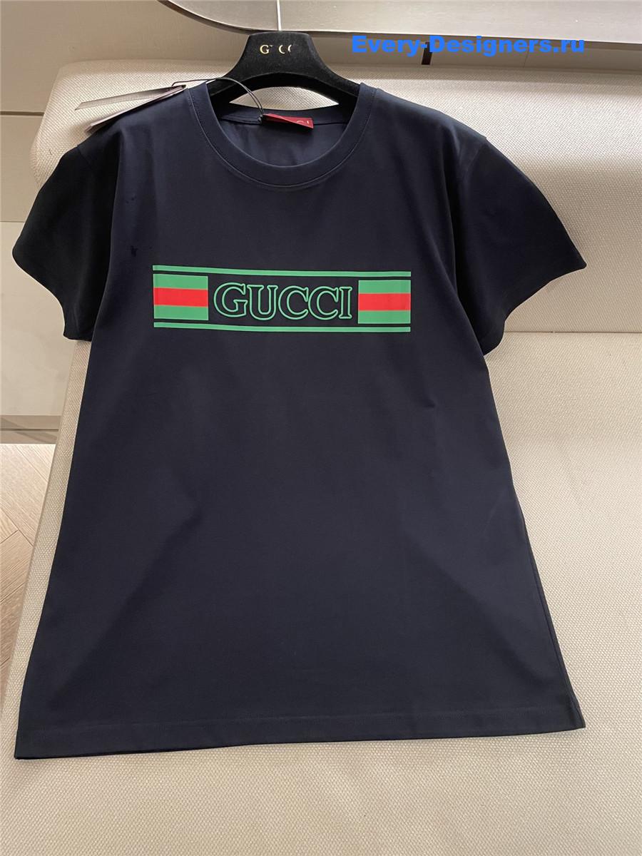 Gvc*1 black cotton t-shirt