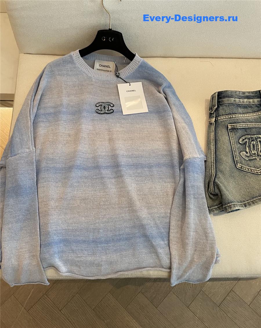 Ch**el ink-dyed gradient top