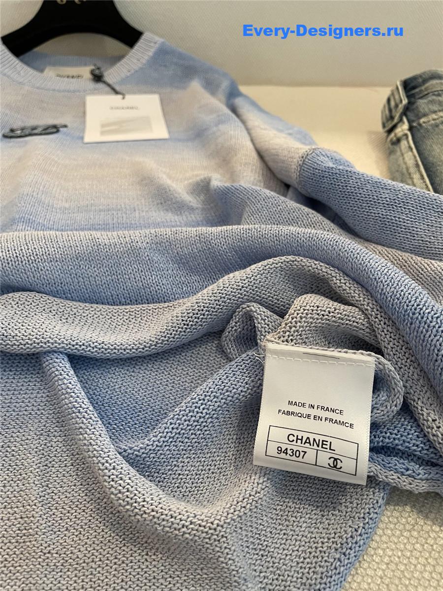 Ch**el ink-dyed gradient top