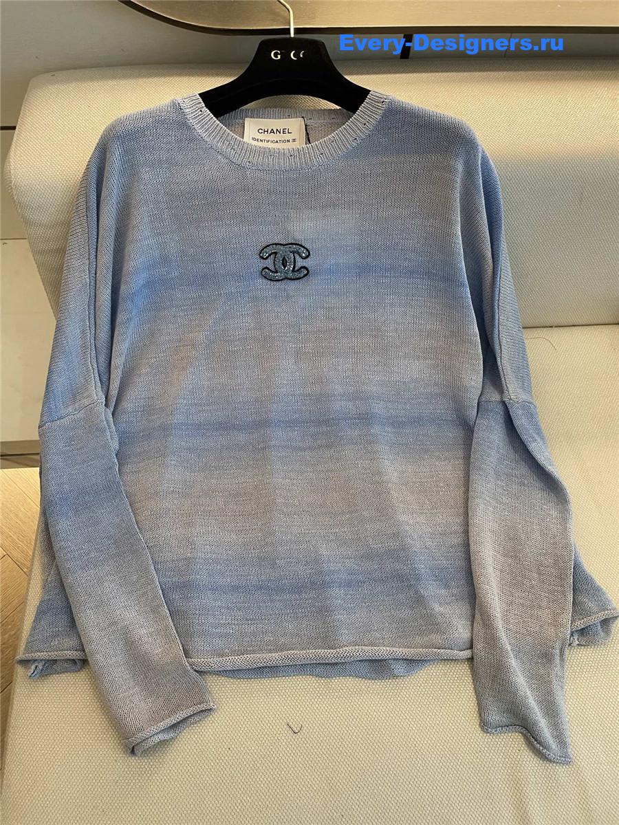 Ch**el ink-dyed gradient top