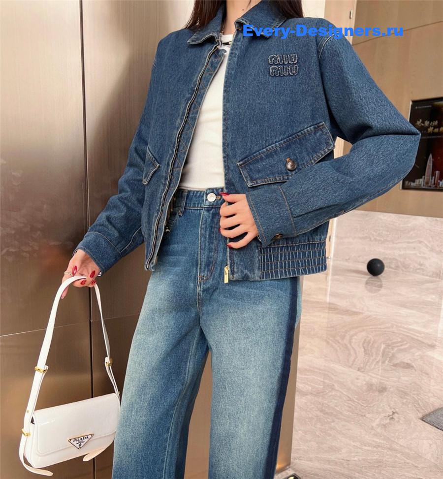 Miu Miu Blue Denim Jacket