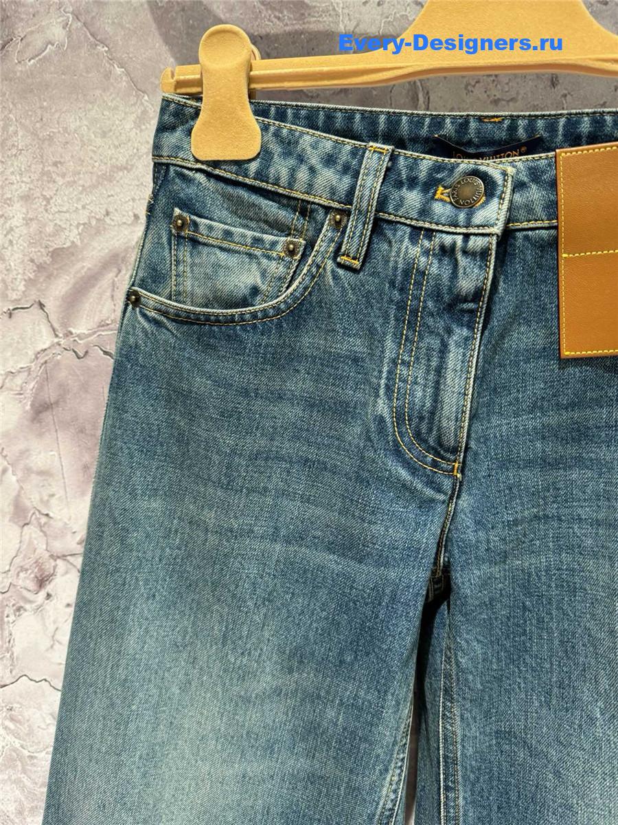 l0vis Vvtt0n lv high waist blue jeans