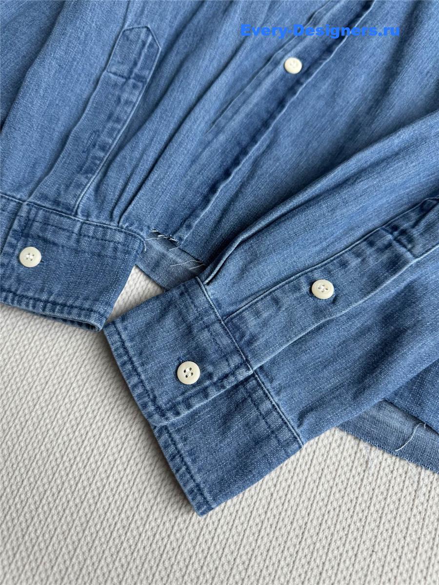 Miu Miu Denim Shirt in Blue