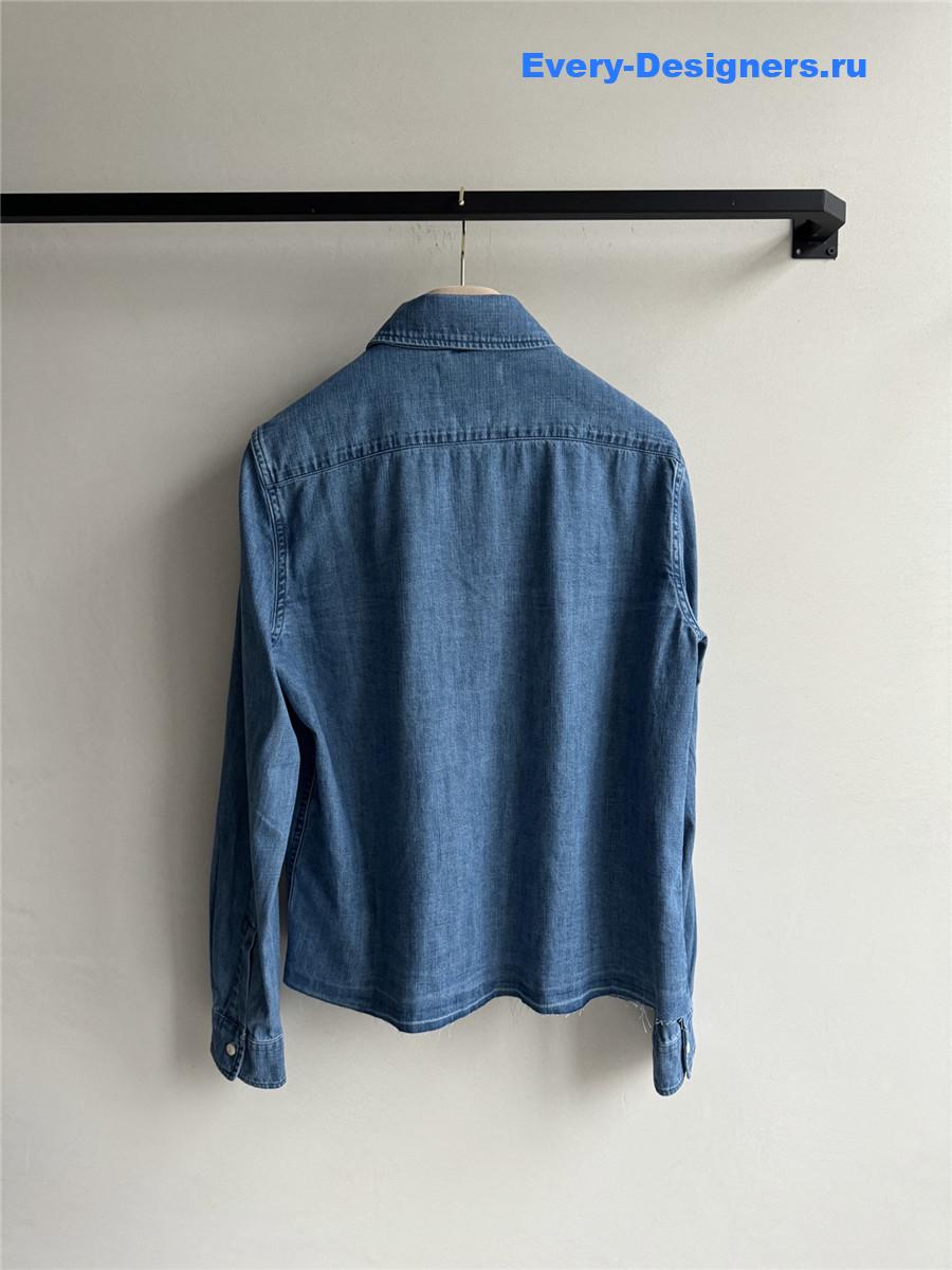 Miu Miu Denim Shirt in Blue