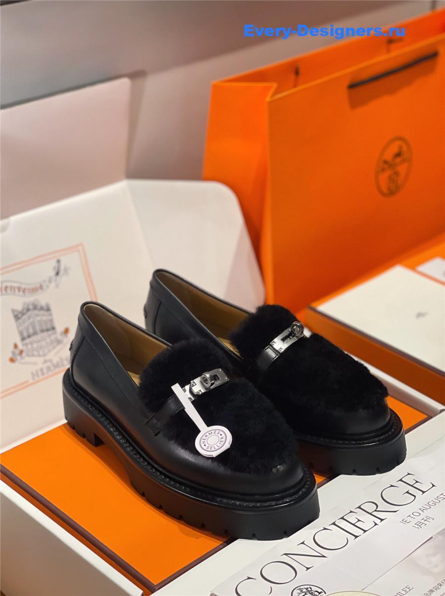 H**me5 black icone loafer women