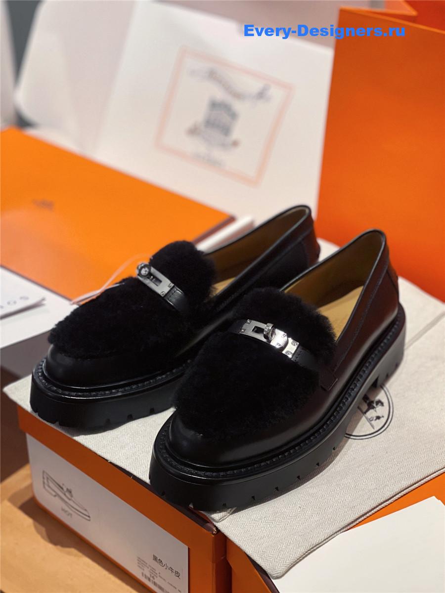 H**me5 black icone loafer women