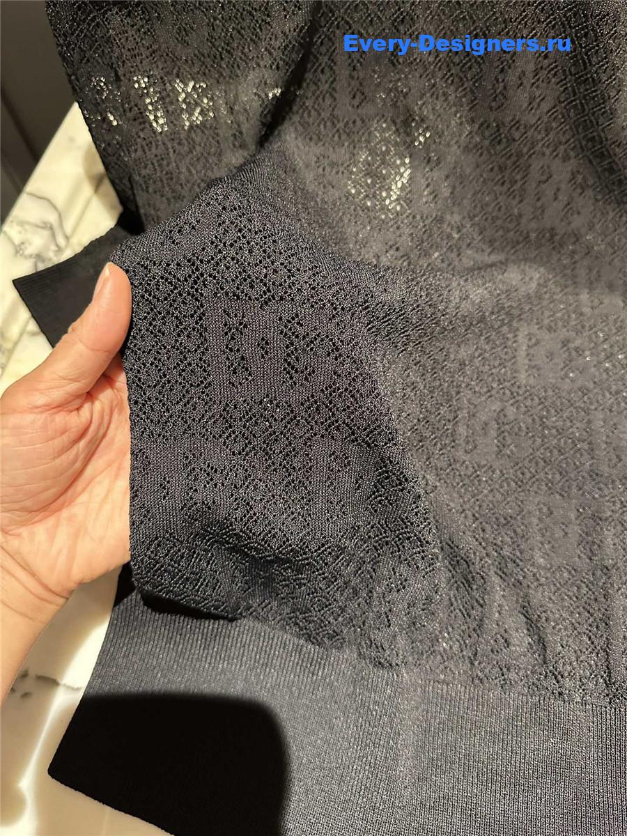 Dolce & Gabbana Black Knitted Top for Women